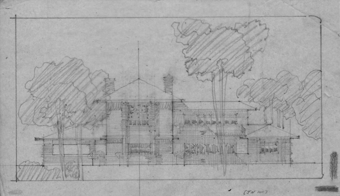 Sketch
Elk's Club, project
circa 1910