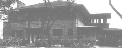 Exterior, right perspective view
House for Felber
Percy Dwight Bentley, architect
La Crosse, Wisconsin