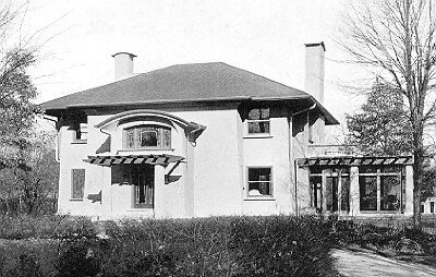 Exterior, front view
House
George W. Maher, architect
Highland Park, Illinois