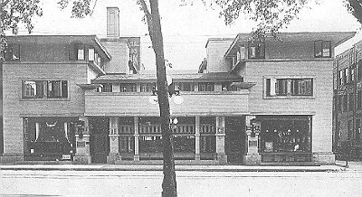 Shop fronts
City National Bank
Frank Lloyd Wright, architect
Mason City, Iowa