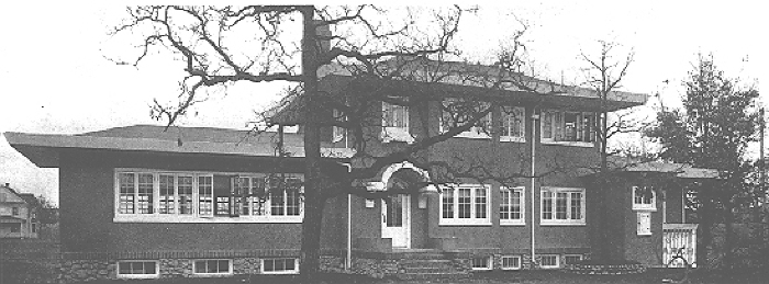 Exterior, perspective view
House for H. W. Strickler
Alban and Hausler, architects
St. Paul, Minnesota