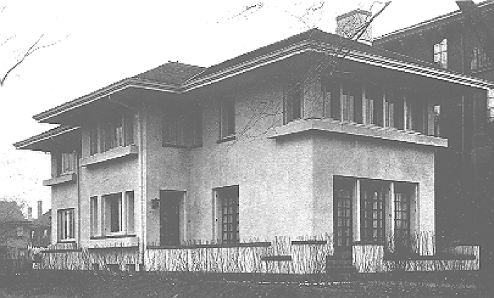 Exterior, perspective view
Greve Oppenheim residence
Ellerbe and Round, architects
St. Paul, Minnesota