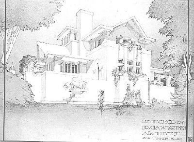 Presentation rendering
House
Douglas and Hartman, architects
Los Angeles, California