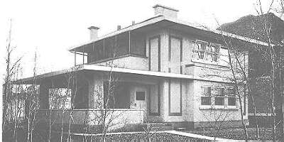 Exterior perspective
House for C. H. Prest
Bugenhagen and Turnbull, architects
Saskatoon, Canada