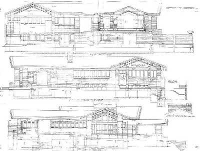 North, south, and east elevations
House for D. M. Amberg
Hermann V. von Holst, architect
Marion Mahony Griffin, associated architect
Grand Rapids, Michigan