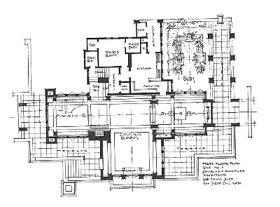 First floor plan
House
Douglas and Hartman, architects
Los Angeles, California