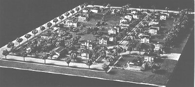 Model
Trier Center Neighborhood Development
Walter Burley Griffin and Marion Mahony Griffin,
architects
Winnetka, Illinois