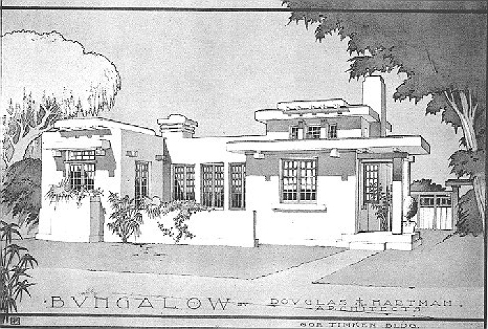 Presentation rendering
Bungalow
Douglas and Hartman, architects
Los Angeles, California