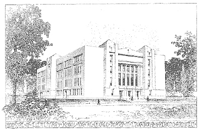 Presentation rendering
George W. Tilton Public School
Dwight Perkins, architect
Chicago, Illinois