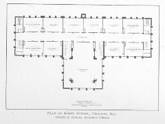 Floor plan
Nobel School
Dwight Perkins, architect
Chicago, Illinois