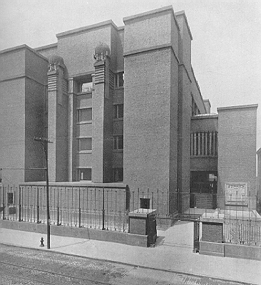 Exterior perspective
Administration Building for the Larkin Company
Frank Lloyd Wright, architect
Buffalo, New York