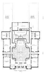 First floor plan
George W. Tilton Public School
Dwight Perkins, architect
Chicago, Illinois
