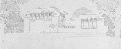 Presentation rendering
Unity Church
Frank Lloyd Wright, architect
Oak Park, Illinois