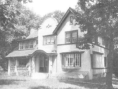 Exterior perspective
F. E. Webster residence
Perkins and Hamilton, architects
Hinsdale, Illinois