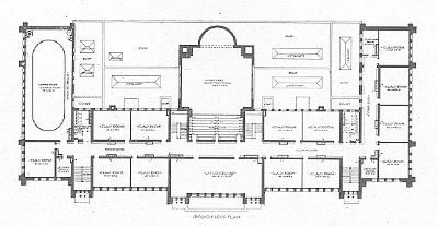 Second floor plan
Carl Schurz High School
Perkins, Fellows, and Hamilton, architects
Chicago, Illinois
