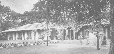 Exterior perspective
Village Hall
George W. Maher, architect
Kenilworth, Illinois