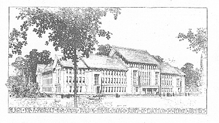 Presentation rendering
Carl Schurz High School
Perkins, Fellows, and Hamilton, architects
Chicago, Illinois