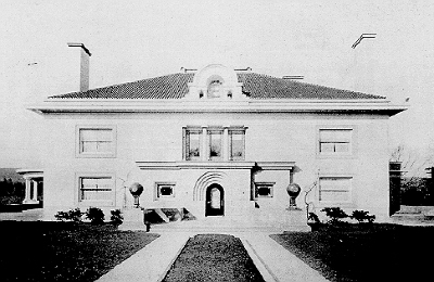 Exterior, front view
House for Arthur B. Leach
George W. Maher, architect
South Orange, New Jersey