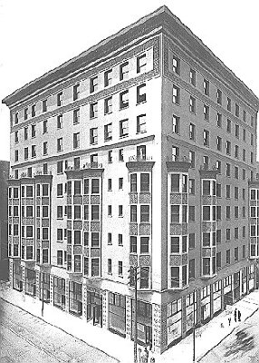 Presentation rendering
St. Nicolas Hotel
Louis Henri Sullivan, architect
St. Louis, Missouri