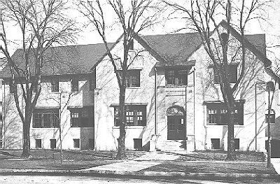 Exterior, front of main school building
Roycemore School
Tallmadge and Watson, architects
Lawrence Buck, associated architect
Evanston, Illinois
