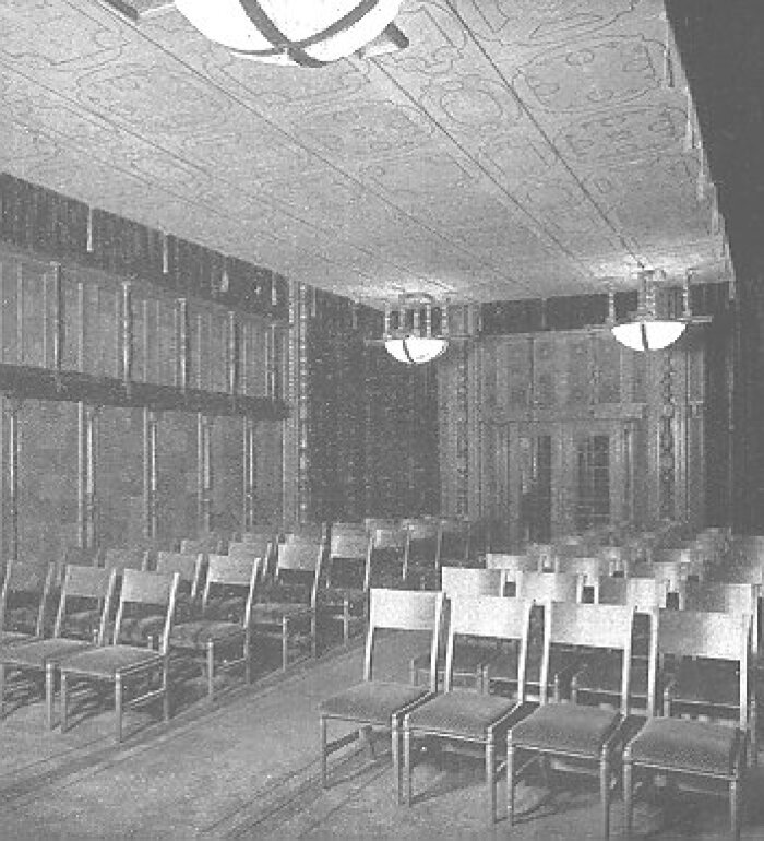 Interior, concert room perspective view
Edison Shop
Niedecken and Wallbridge, interior designers
Detroit, Michigan