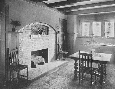 Interior, dining room
House for F. N. Corwin
George W. Maher, architect
Kenilworth, Illinois