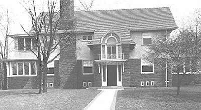 Exterior, front view
House for J. R. Oleson
George W. Maher, architect
Kenilworth, Illinois