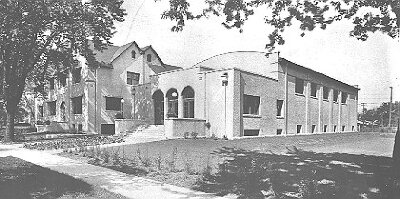 Exterior, gymnasium
Roycemore School
Tallmadge and Watson, architects
Lawrence Buck, associated architect
Evanston, Illinois