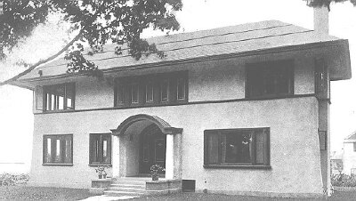 Exterior, front perspective view
J. H. Hager residence
George W. Maher, architect
Waukon, Iowa