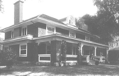 Exterior, perspective view
House for George B. Caldwell
George W. Maher, architect
Oak Park, Illinois