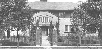 Exterior, front view
C. R. Irwin residence
George W. Maher, architect
Oak Park, Illinois