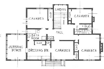 Second floor plan
J. H. Hager residence
George W. Maher, architect
Waukon, Iowa