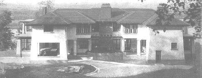 Exterior, rear view
Summer house for E. L. King ("Rockledge")
George W. Maher, architect
Winona, Minnesota