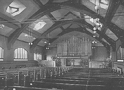 Interior, sanctuary
River Forest Methodist Church
Guenzel and Drummond, architects
River Forest, Illinois