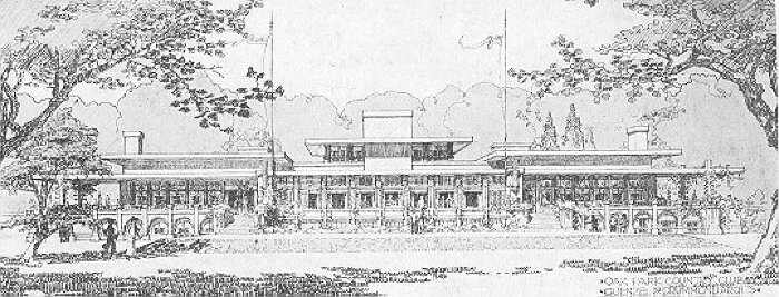 Presentation rendering
Oak Park Country Club
Guenzel and Drummond, architects
Oak Park, Illinois